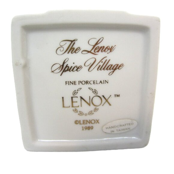 Original Lenox Spice Village Pepper Spice Jar Cottage House Ceramic - Picture 6 of 9